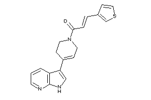 1-[4-(1H-pyrrolo[2,3-b]pyridin-3-yl)-3,6-dihydro-2H-pyridin-1-yl]-3-(3-thienyl)prop-2-en-1-one