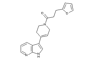 3-(2-furyl)-1-[4-(1H-pyrrolo[2,3-b]pyridin-3-yl)-3,6-dihydro-2H-pyridin-1-yl]propan-1-one