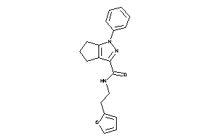 N-[2-(2-furyl)ethyl]-1-phenyl-5,6-dihydro-4H-cyclopenta[c]pyrazole-3-carboxamide