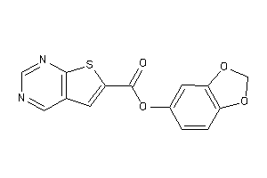 Thieno[2,3-d]pyrimidine-6-carboxylic Acid 1,3-benzodioxol-5-yl Ester