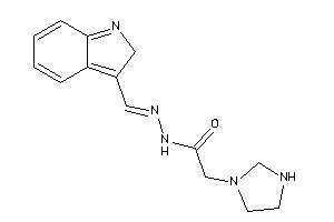 Image of 2-imidazolidin-1-yl-N-(2H-indol-3-ylmethyleneamino)acetamide