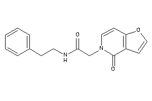 Image of 2-(4-ketofuro[3,2-c]pyridin-5-yl)-N-phenethyl-acetamide