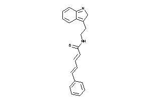 N-[2-(2H-indol-3-yl)ethyl]-5-phenyl-penta-2,4-dienamide