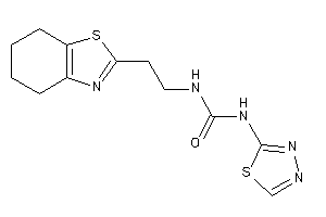 1-[2-(4,5,6,7-tetrahydro-1,3-benzothiazol-2-yl)ethyl]-3-(1,3,4-thiadiazol-2-yl)urea