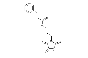 3-phenyl-N-[3-(2,4,5-triketoimidazolidin-1-yl)propyl]acrylamide