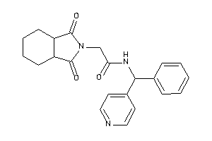 2-(1,3-diketo-3a,4,5,6,7,7a-hexahydroisoindol-2-yl)-N-[phenyl(4-pyridyl)methyl]acetamide