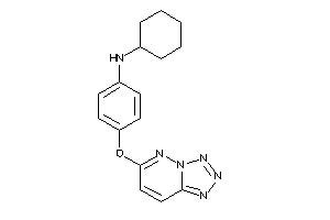 Cyclohexyl-[4-(tetrazolo[5,1-f]pyridazin-6-yloxy)phenyl]amine