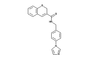 N-(4-imidazol-1-ylbenzyl)-2H-chromene-3-carboxamide