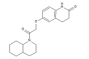 6-[2-(3,4,4a,5,6,7,8,8a-octahydro-2H-quinolin-1-yl)-2-keto-ethoxy]-3,4-dihydrocarbostyril