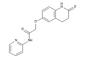 2-[(2-keto-3,4-dihydro-1H-quinolin-6-yl)oxy]-N-(2-pyridyl)acetamide