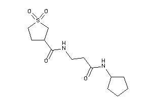 N-[3-(cyclopentylamino)-3-keto-propyl]-1,1-diketo-thiolane-3-carboxamide