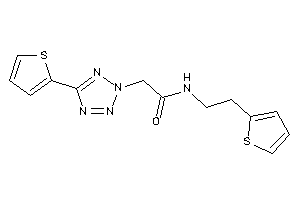 N-[2-(2-thienyl)ethyl]-2-[5-(2-thienyl)tetrazol-2-yl]acetamide