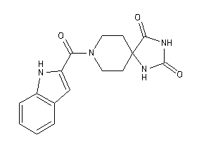 Image of 8-(1H-indole-2-carbonyl)-2,4,8-triazaspiro[4.5]decane-1,3-quinone