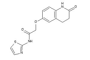 2-[(2-keto-3,4-dihydro-1H-quinolin-6-yl)oxy]-N-thiazol-2-yl-acetamide