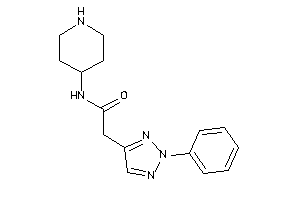 2-(2-phenyltriazol-4-yl)-N-(4-piperidyl)acetamide