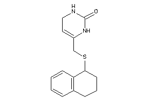 6-[(tetralin-1-ylthio)methyl]-3,4-dihydro-1H-pyrimidin-2-one