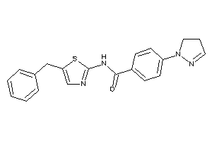 N-(5-benzylthiazol-2-yl)-4-(2-pyrazolin-1-yl)benzamide