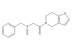 2-benzylsulfinyl-1-(6,7-dihydro-4H-thieno[3,2-c]pyridin-5-yl)ethanone