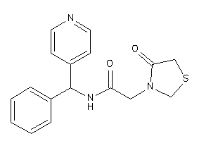 2-(4-ketothiazolidin-3-yl)-N-[phenyl(4-pyridyl)methyl]acetamide