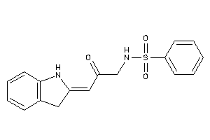 N-(3-indolin-2-ylidene-2-keto-propyl)benzenesulfonamide