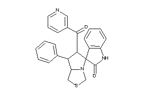 6-nicotinoyl-7-phenyl-spiro[3,6,7,7a-tetrahydro-1H-pyrrolo[1,2-c]thiazole-5,3'-indoline]-2'-one