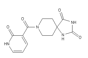 8-(2-keto-1H-pyridine-3-carbonyl)-2,4,8-triazaspiro[4.5]decane-1,3-quinone