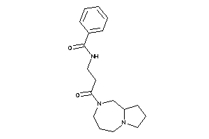 N-[3-(1,3,4,5,7,8,9,9a-octahydropyrrolo[1,2-a][1,4]diazepin-2-yl)-3-keto-propyl]benzamide