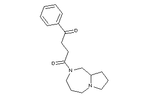 1-(1,3,4,5,7,8,9,9a-octahydropyrrolo[1,2-a][1,4]diazepin-2-yl)-4-phenyl-butane-1,4-dione