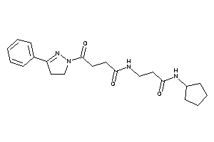 N-[3-(cyclopentylamino)-3-keto-propyl]-4-keto-4-(3-phenyl-2-pyrazolin-1-yl)butyramide