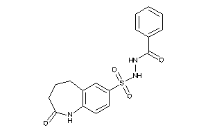 N'-[(2-keto-1,3,4,5-tetrahydro-1-benzazepin-7-yl)sulfonyl]benzohydrazide