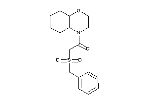 1-(2,3,4a,5,6,7,8,8a-octahydrobenzo[b][1,4]oxazin-4-yl)-2-benzylsulfonyl-ethanone