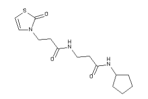 N-[3-(cyclopentylamino)-3-keto-propyl]-3-(2-keto-4-thiazolin-3-yl)propionamide