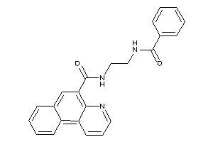 N-(2-benzamidoethyl)benzo[f]quinoline-5-carboxamide