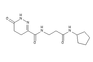 N-[3-(cyclopentylamino)-3-keto-propyl]-6-keto-4,5-dihydro-1H-pyridazine-3-carboxamide