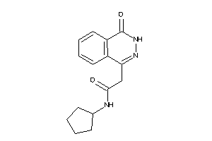 N-cyclopentyl-2-(4-keto-3H-phthalazin-1-yl)acetamide