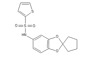 Image of N-spiro[1,3-benzodioxole-2,1'-cyclopentane]-5-ylthiophene-2-sulfonamide