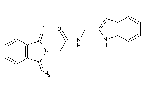 N-(1H-indol-2-ylmethyl)-2-(1-keto-3-methylene-isoindolin-2-yl)acetamide