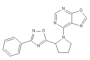 7-[2-(3-phenyl-1,2,4-oxadiazol-5-yl)pyrrolidino]oxazolo[5,4-d]pyrimidine
