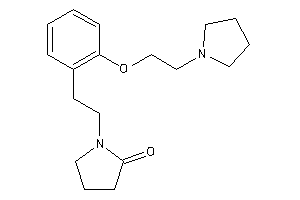 1-[2-[2-(2-pyrrolidinoethoxy)phenyl]ethyl]-2-pyrrolidone