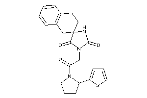 3-[2-keto-2-[2-(2-thienyl)pyrrolidino]ethyl]spiro[imidazolidine-5,2'-tetralin]-2,4-quinone