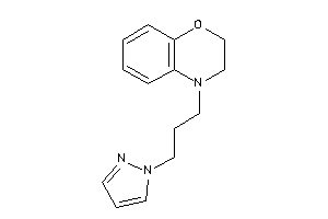 4-(3-pyrazol-1-ylpropyl)-2,3-dihydro-1,4-benzoxazine