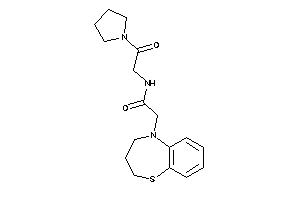 2-(3,4-dihydro-2H-1,5-benzothiazepin-5-yl)-N-(2-keto-2-pyrrolidino-ethyl)acetamide