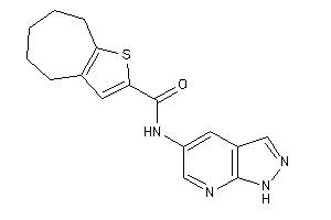 N-(1H-pyrazolo[3,4-b]pyridin-5-yl)-5,6,7,8-tetrahydro-4H-cyclohepta[b]thiophene-2-carboxamide