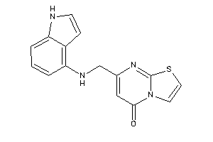 7-[(1H-indol-4-ylamino)methyl]thiazolo[3,2-a]pyrimidin-5-one