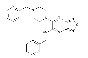 Benzyl-[6-[4-(2-pyridylmethyl)piperazino]furazano[3,4-b]pyrazin-5-yl]amine