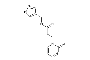 3-(2-ketopyrimidin-1-yl)-N-(1H-pyrazol-4-ylmethyl)propionamide