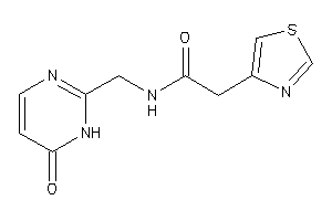 N-[(6-keto-1H-pyrimidin-2-yl)methyl]-2-thiazol-4-yl-acetamide