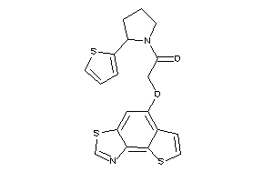 2-thieno[2,3-e][1,3]benzothiazol-5-yloxy-1-[2-(2-thienyl)pyrrolidino]ethanone