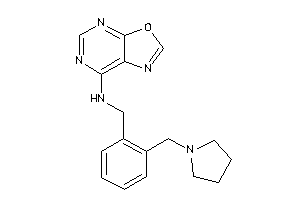 Oxazolo[5,4-d]pyrimidin-7-yl-[2-(pyrrolidinomethyl)benzyl]amine