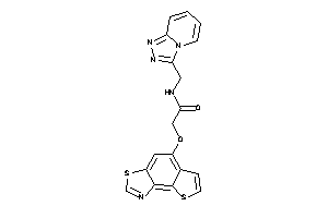 2-thieno[2,3-e][1,3]benzothiazol-5-yloxy-N-([1,2,4]triazolo[4,3-a]pyridin-3-ylmethyl)acetamide